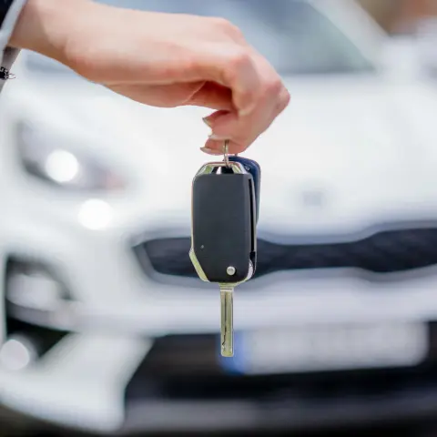 Land at Rinas. Your car is already there.